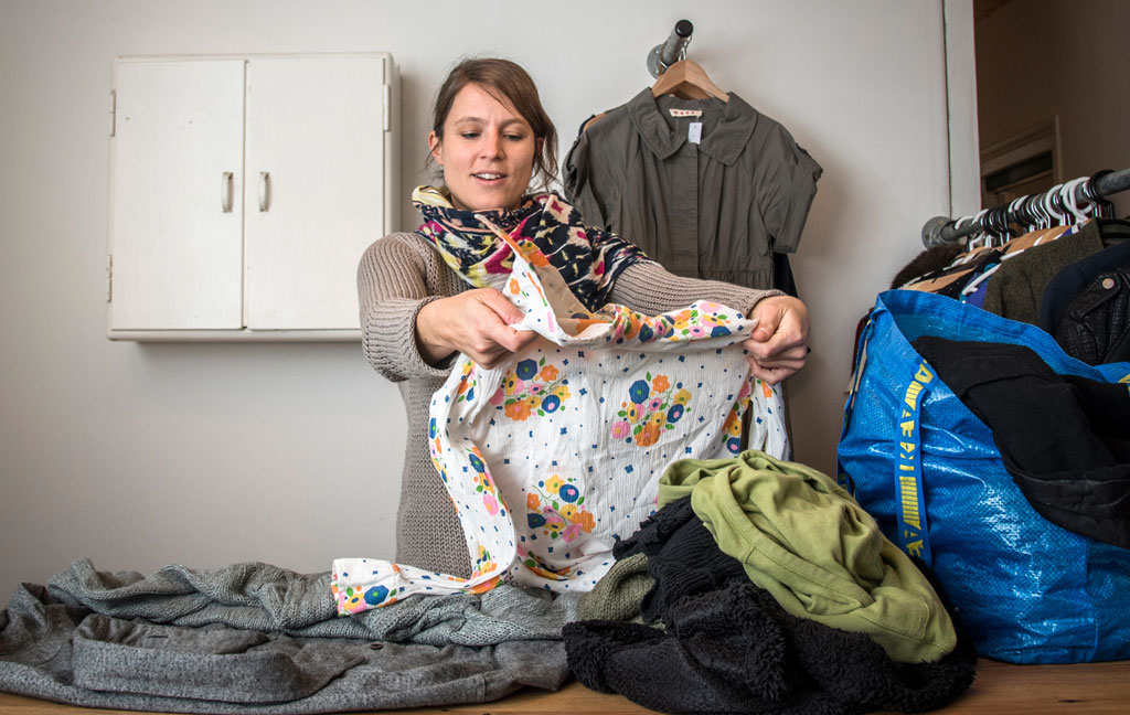 Kimberley Wichmann bei der Arbeit