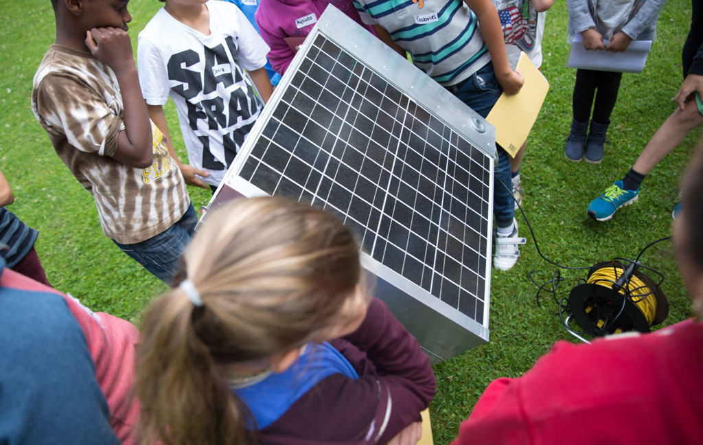 Mobile Solaranlage