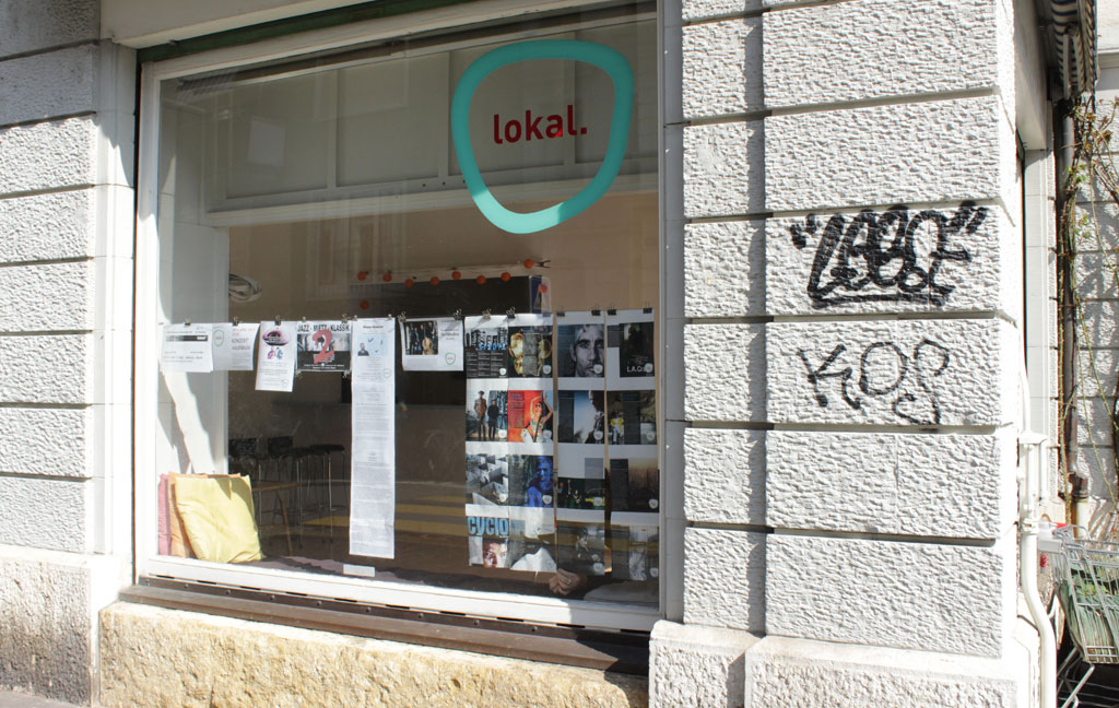 Schaufenster von Lokal