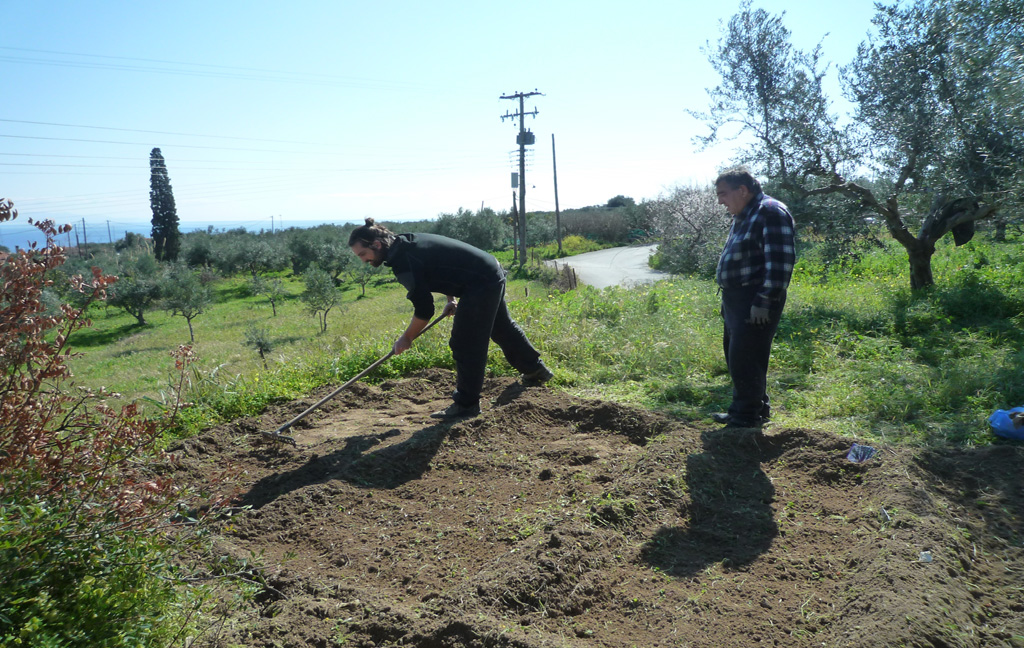 Felix Schröder bei der Arbeit