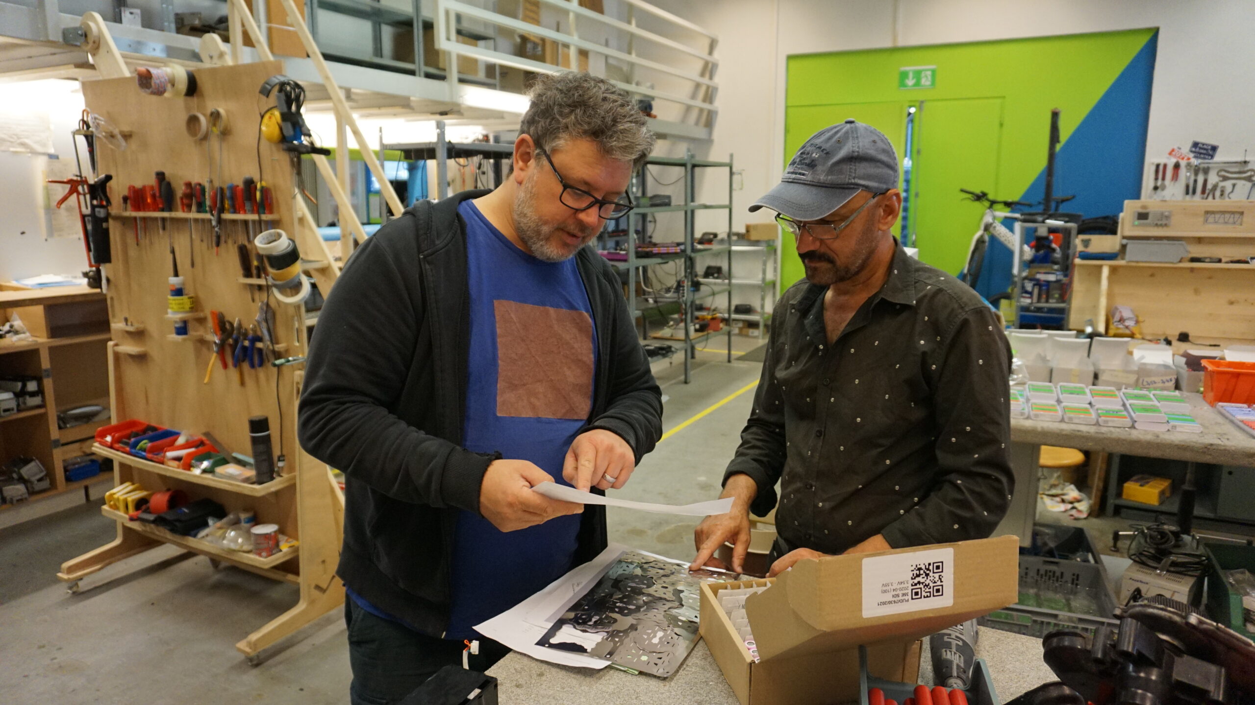 Jay Leuthardt bei der Arbeit