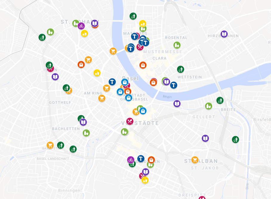 Sustainability Map Basel