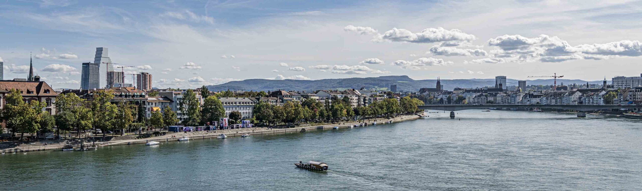 Blick auf den Rhein und das Kleinbasel