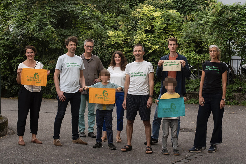 Eva, Ben, Günther, Bettina, Björn, Cyrill, Jenny