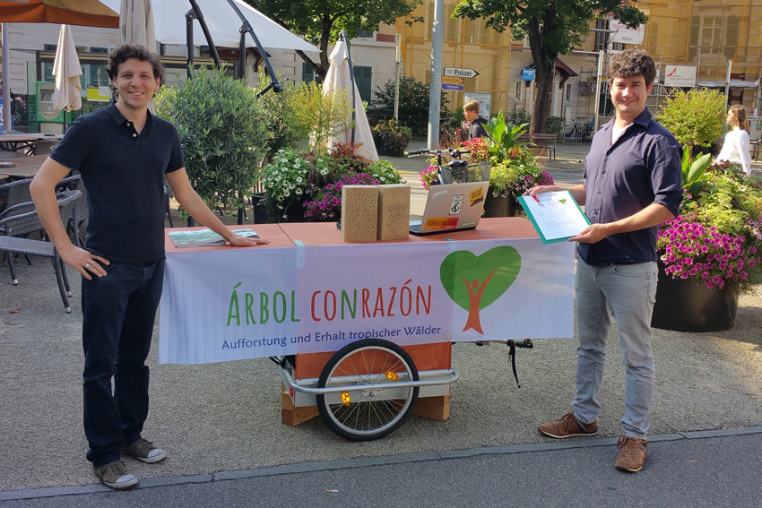 Mobiler Infostand von Arbol conrazon