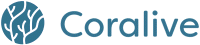 Logo von Coralive mit Koralle