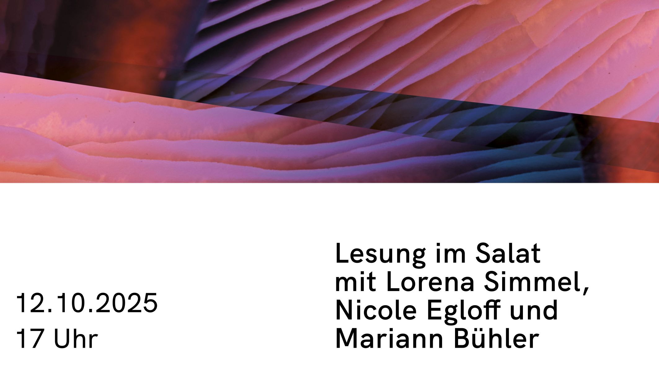 Flyer: Plankton-Lesung im Salat