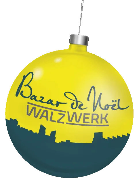 Illustration mit Weihnachtskugel