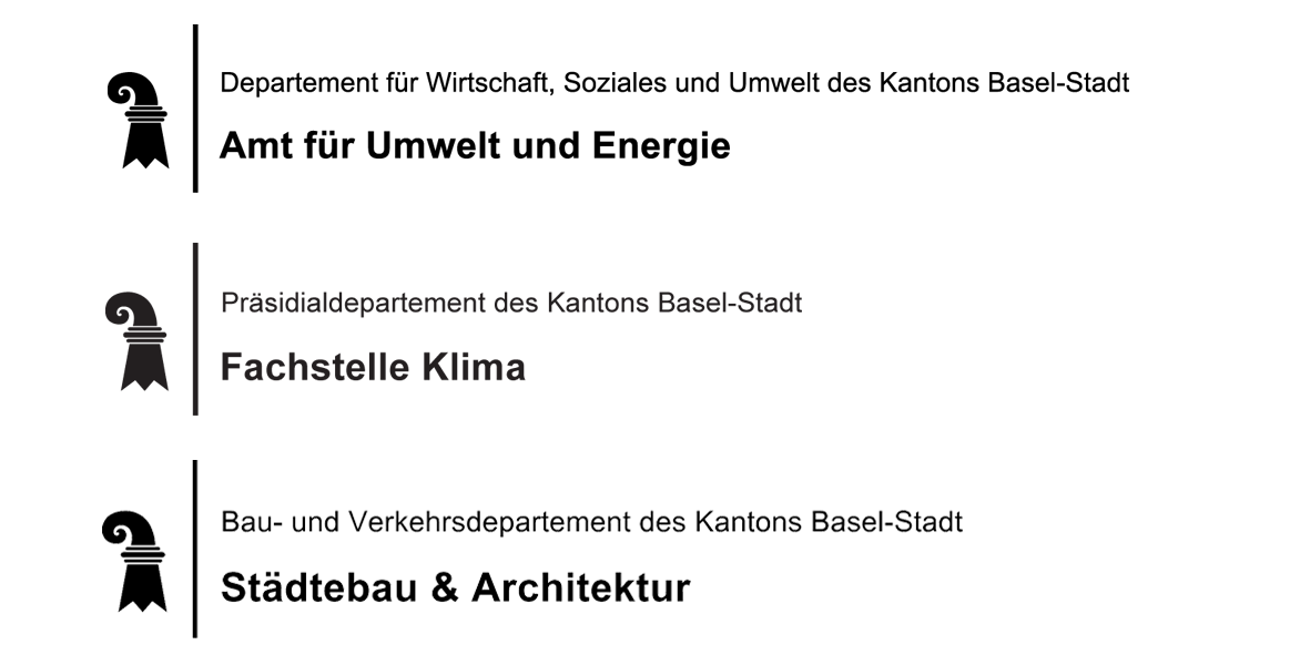 Logo Amt für Umwelt und Energie, Fachstelle Klima und Städtebau und Architektur