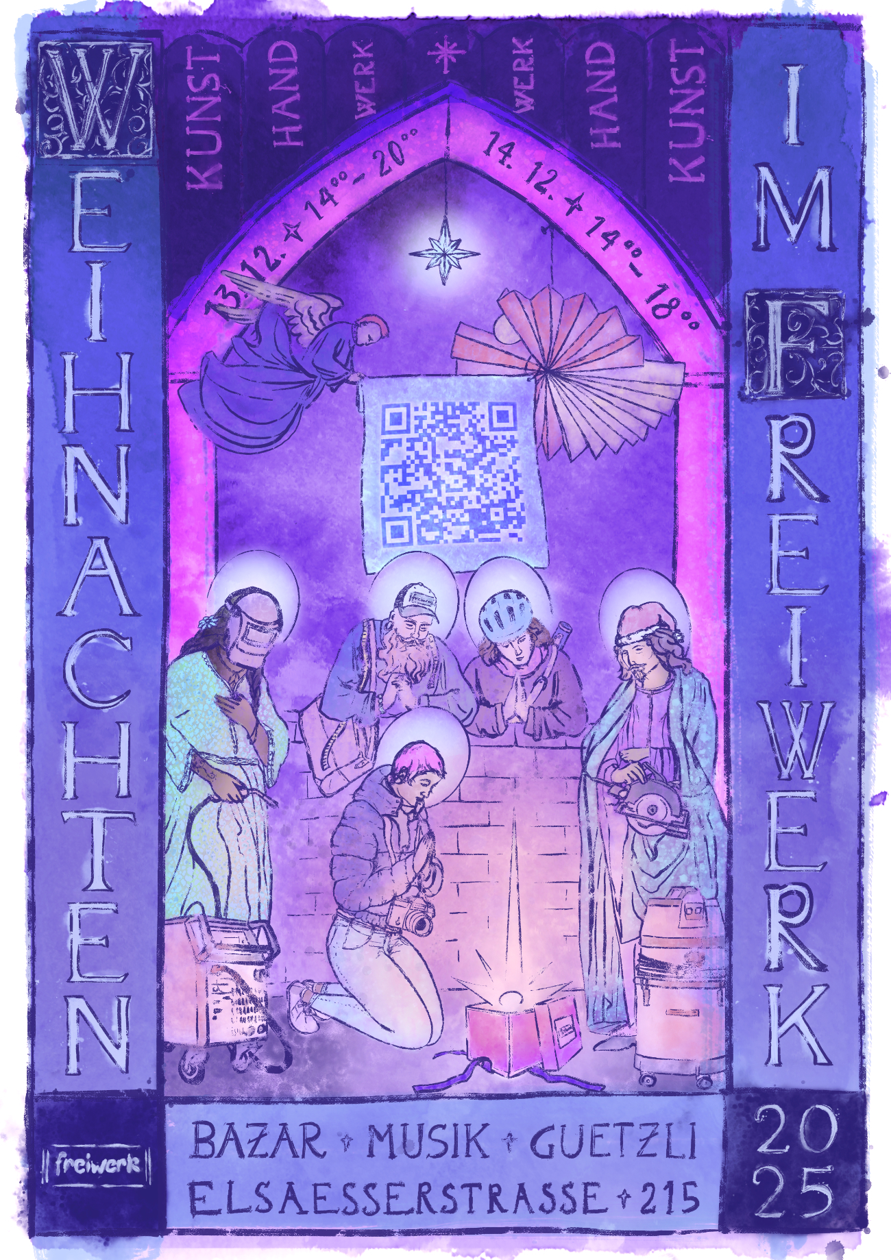 Flyer: Weihnachten im Freiwerk