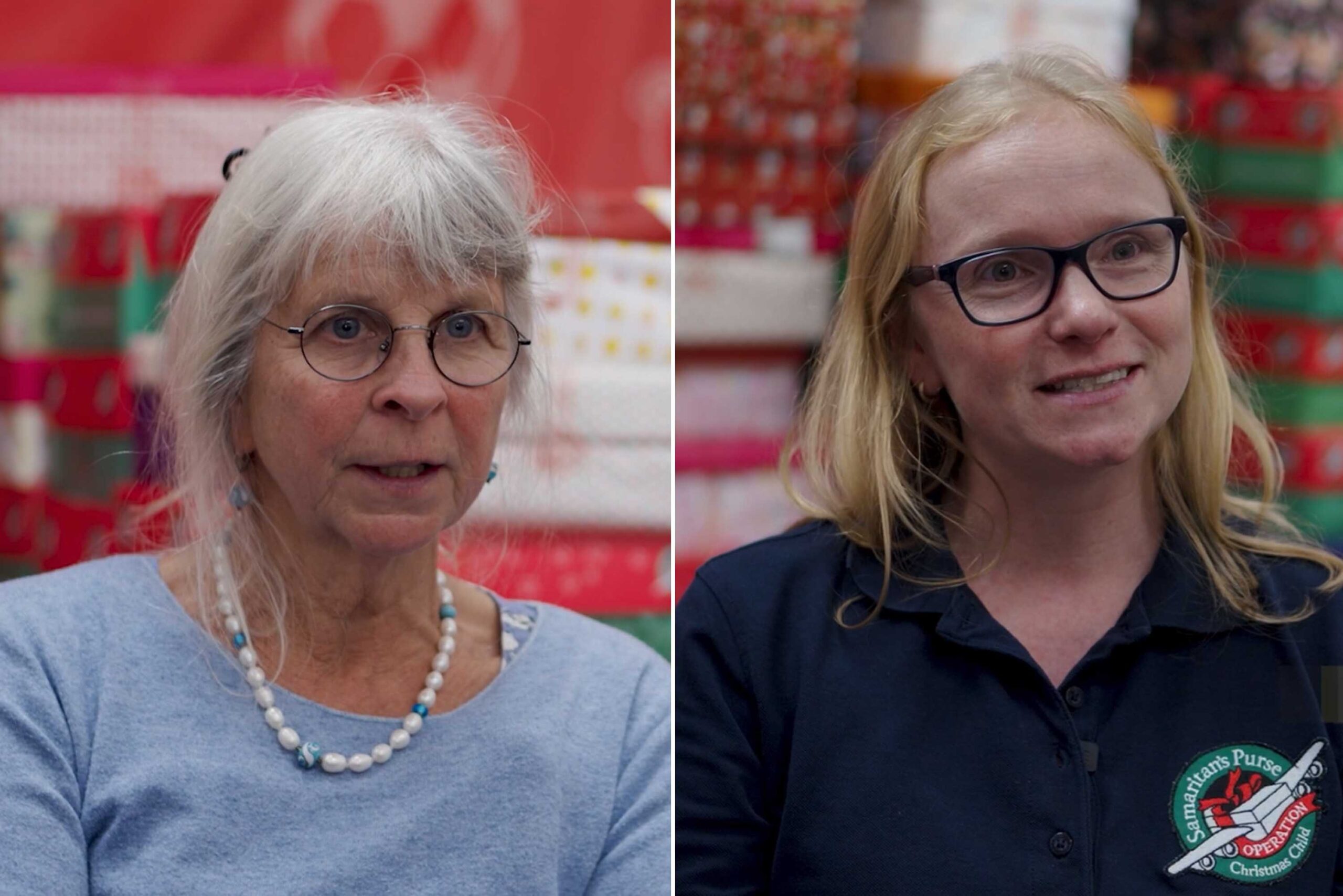 Weihnachten im Schuhkarton: Brigitte Feiler und Franziska Libsig