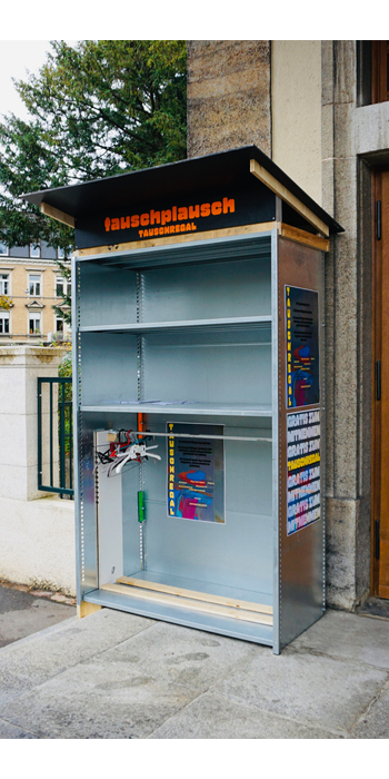 Tauschregal beim Schützenmattpark